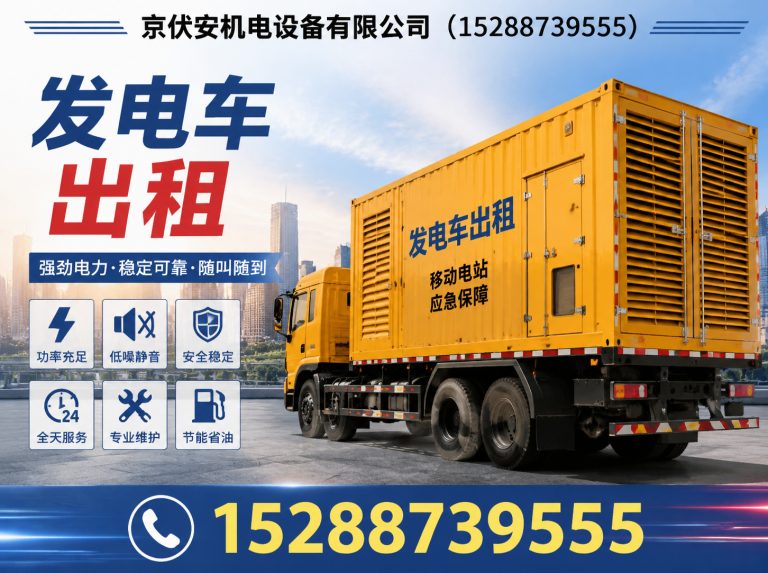 巴中发电机租赁展示图